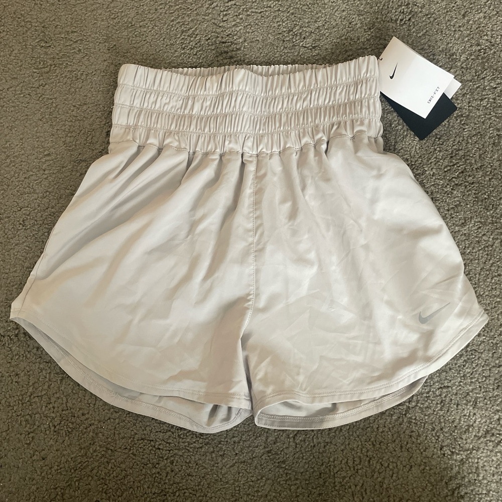 Nike Women's Athletic Shorts in Light Beige